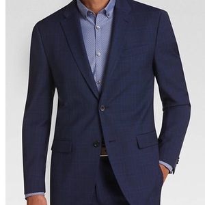 NWT 46R TOMMY HILFIGER Navy Tailored Trim Suit